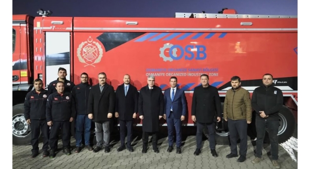 Osmaniye OSB’ye Dev İtfaiye Aracı: 20 Tonluk Güç İş Başında!