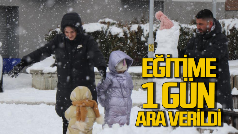 Bolu’da Sınıflara Kar, Derslere 1 Gün Daha Ara!