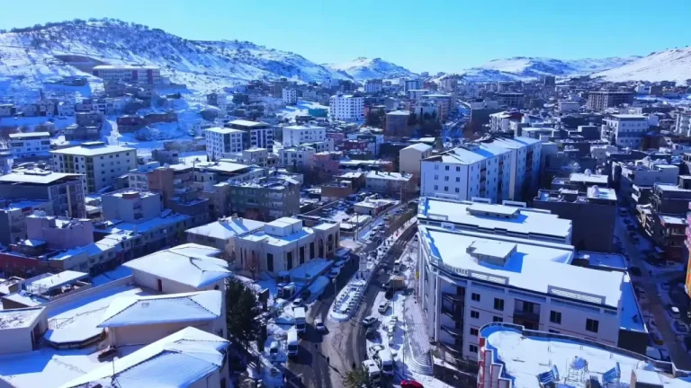 Mazıdağı Beyaza Büründü, Huzur Dolu Manzaralar