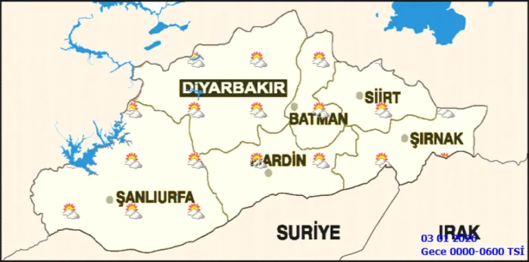 Mardin’de rüzgar ve soğuk hava uyarısı