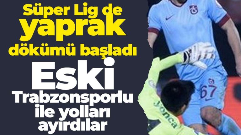 Trabzonspor eski oyuncusuyla yollarını ayırdı