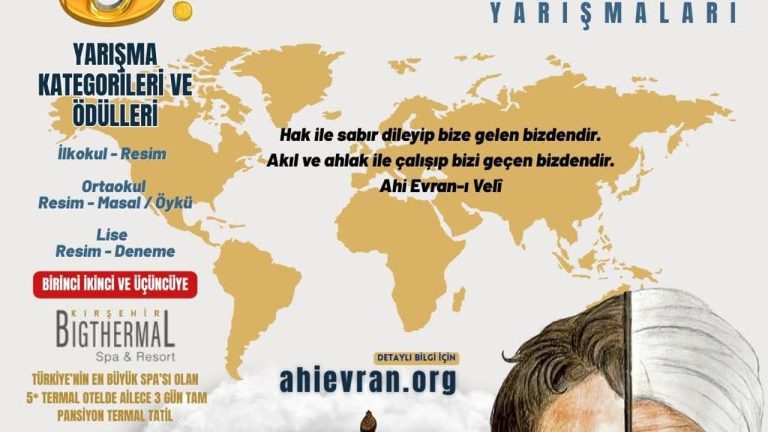Ahilik ve Ahi Evran Yarışması Başvuruları Başladı