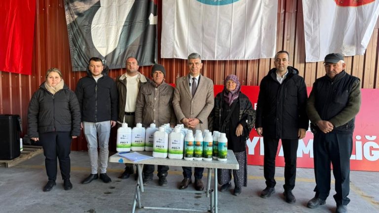 Manisa çiftçisine yüzde 100 hibeli gübre