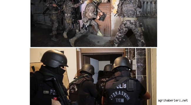 Ağrı’da 10 DEAŞ şüphelisi gözaltında
