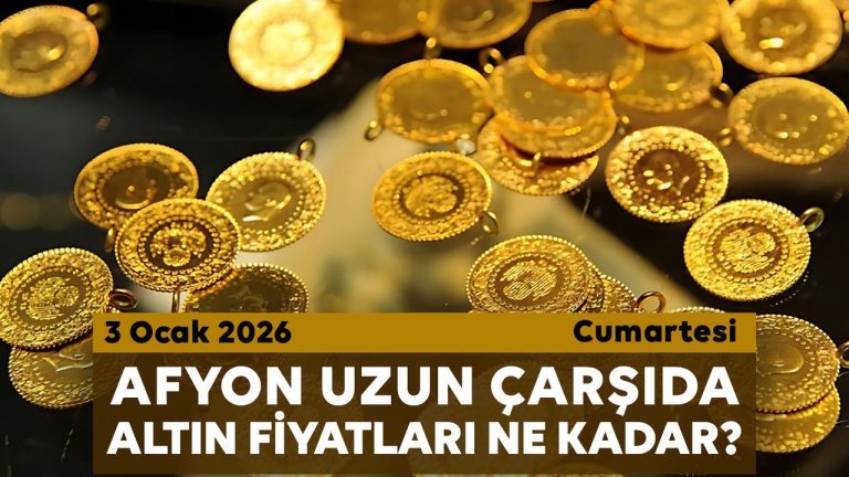 Afyon altın fiyatları 3 Ocak 2026