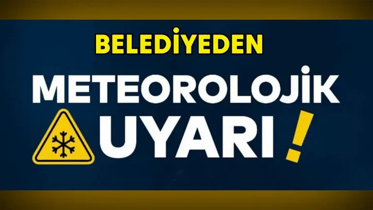 Belediyeden Acil Duyuru: Dikkat Edilmesi Gerekenler