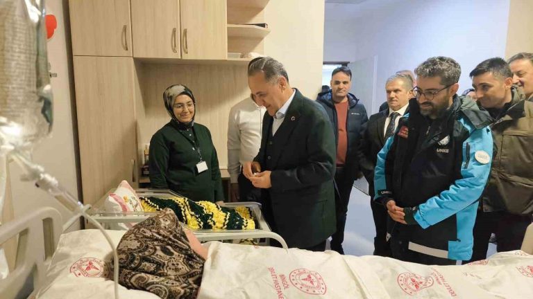 Bingolde yilin ilk bebegi Mihrisah olarak dogdu