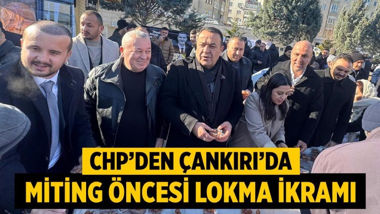 CHP’den Çankırı’da lokma ikramı