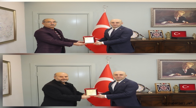 Kaymakam’dan SYDV Mütevelli Heyeti’ne Plaket