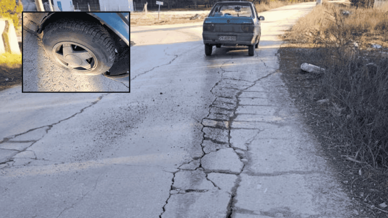 Eskişehir’de bozuk yollar yolcuların başına dert oluyor