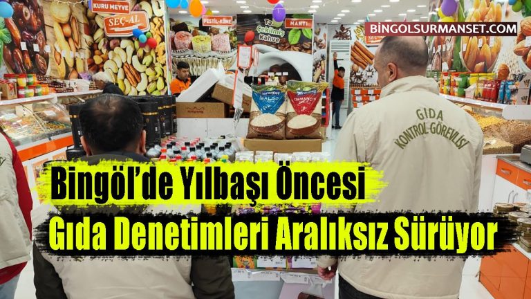 Yılbaşı Öncesi Gıda Denetimleri Hız Kesmeden Devam Ediyor