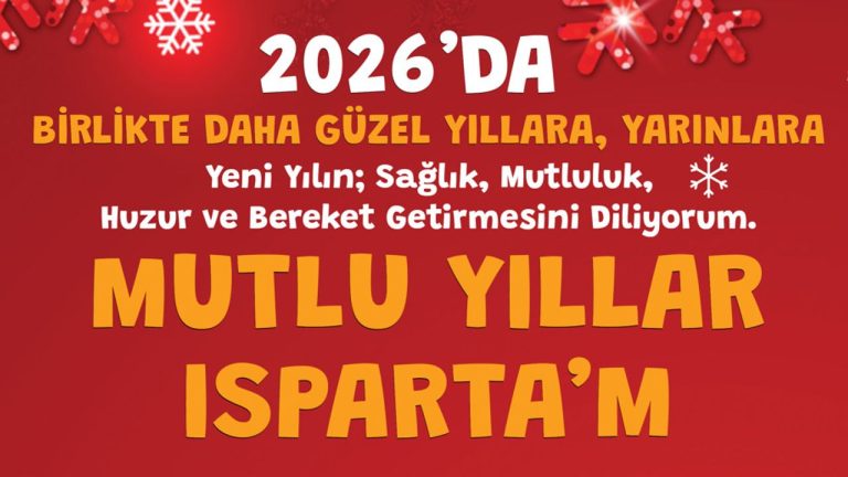 Isparta’ya Mutlu Yıllar