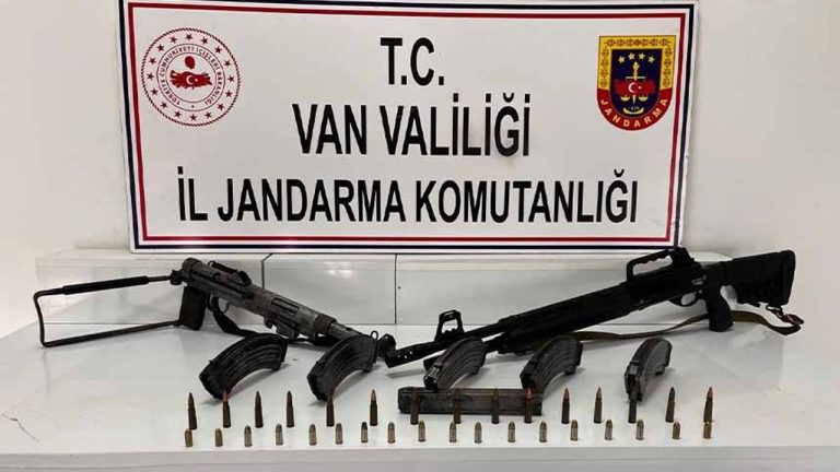 Van’da silah ve mühimmat yakalandı