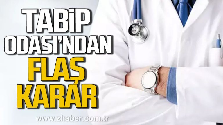 Zonguldak Tabip Odası’ndan Çağdaş Hekim Grubu’na mesaj.