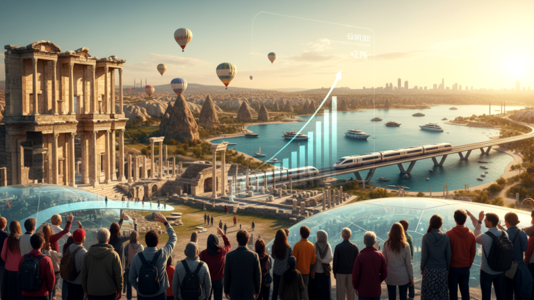 Türkiye Turizminde 2025 Rekorları: Ziyaretçi Sayısı ve Gelir Artışı