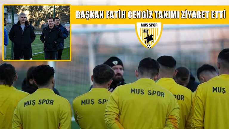 Muşspor Başkanı Antalya Kampını Ziyaret Etti