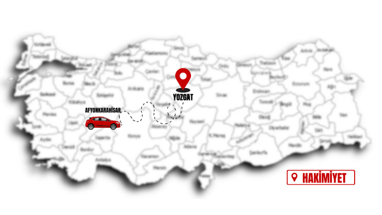 Afyonkarahisar-Yozgat arası mesafe ve turistik yerler