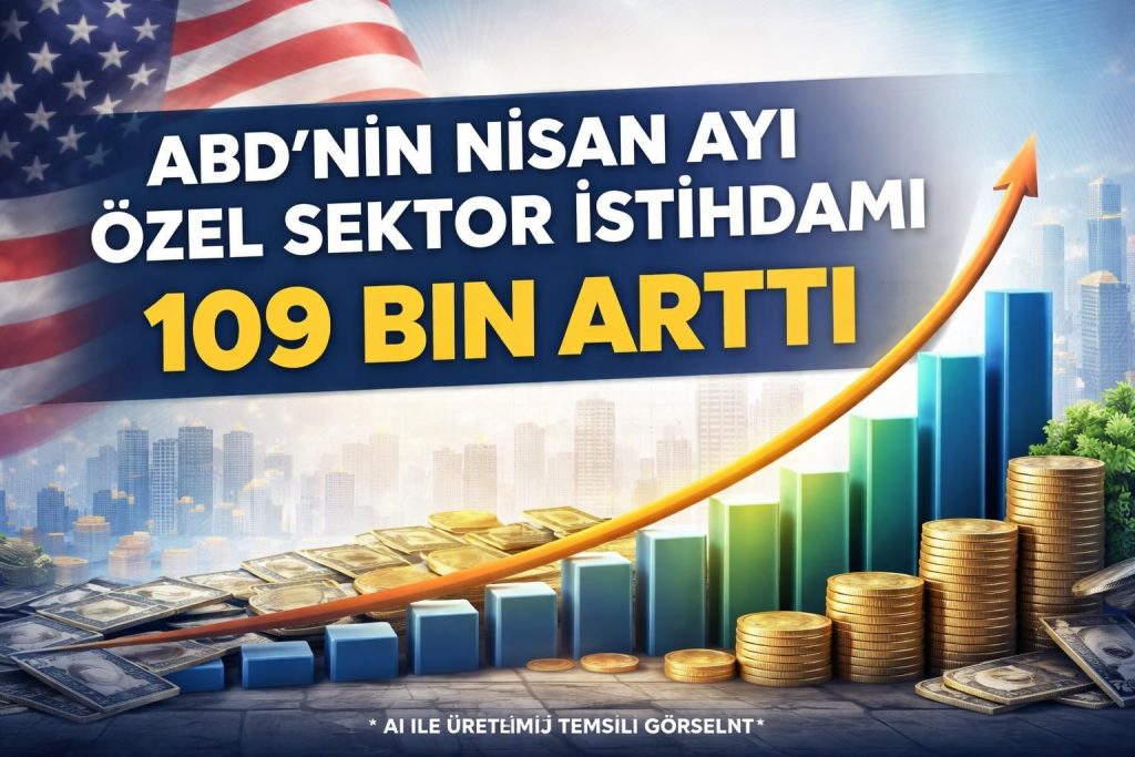 ABD Özel Sektör İstihdamı Nisan Ayında 109 Bin Kişi Artırdı