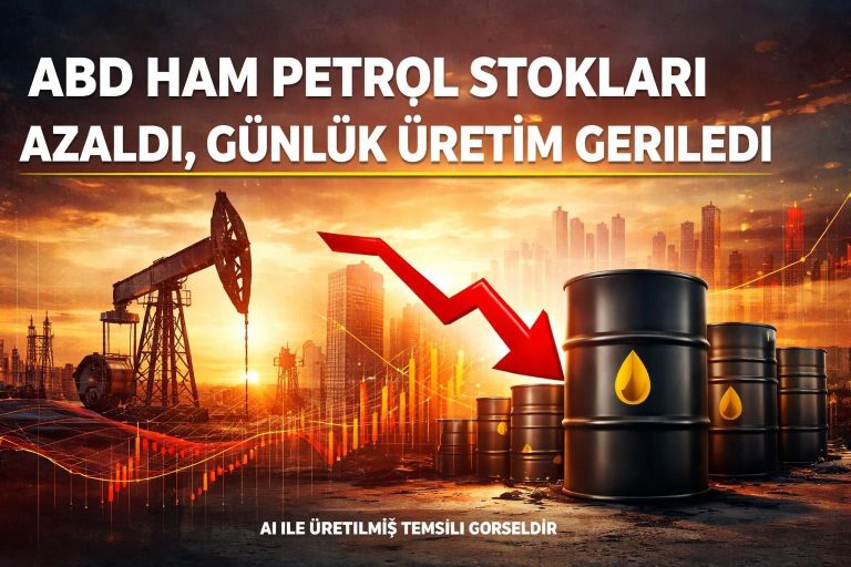 ABD Ticari Ham Petrol Stokları ve Üretim Verileri Haftalık Değişim Gösterdi
