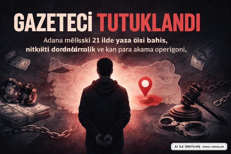 Adana Merkezli Operasyonda Gazeteci Tutuklandı