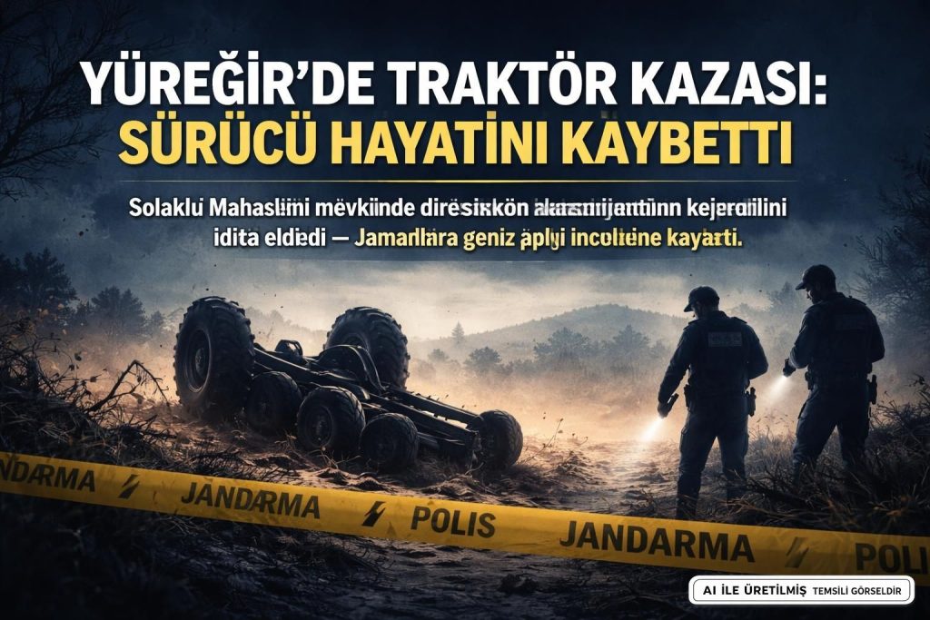 Adana'da Traktör Kazası: Sürücü Hayatını Kaybetti