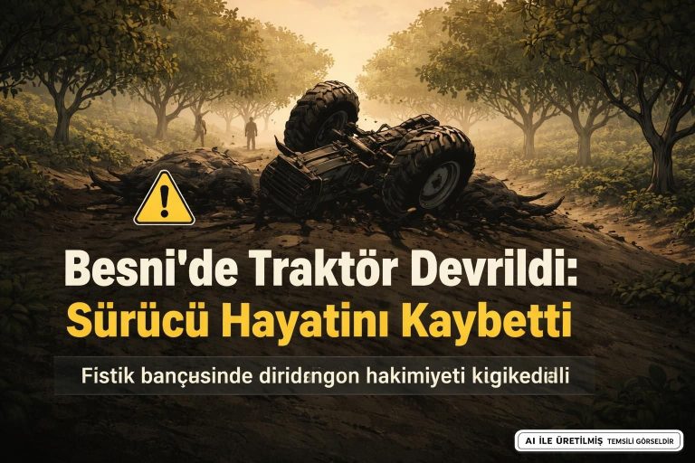 Adıyaman’da Traktör Kazası: 1 Kişi Hayatını Kaybetti