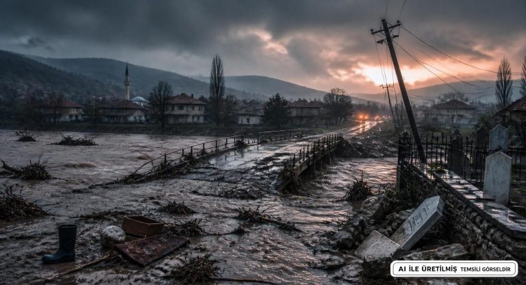 Afyon’da Sel Felaketi: Köprüler ve Altyapı Ağır Hasar Gördü