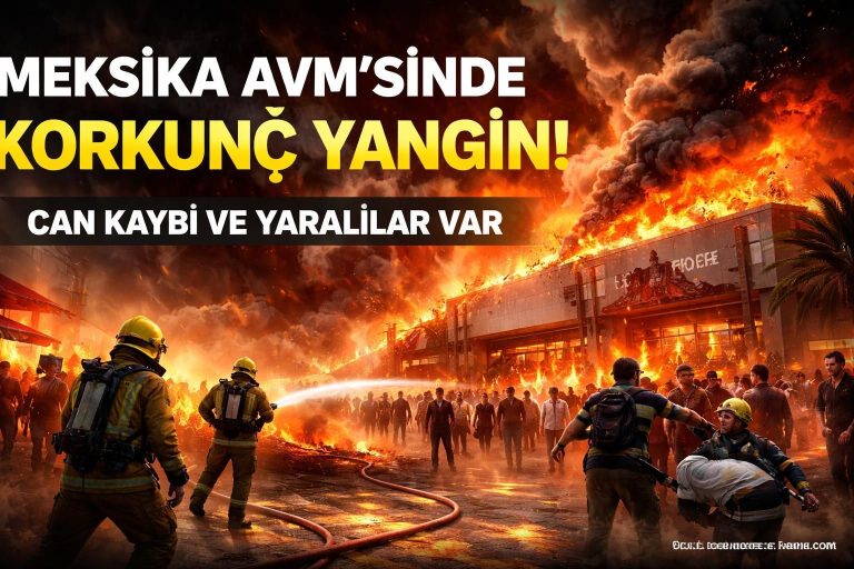 Meksika AVM’sinde Korkunç Yangın: Can Kaybı ve Yaralılar Var
