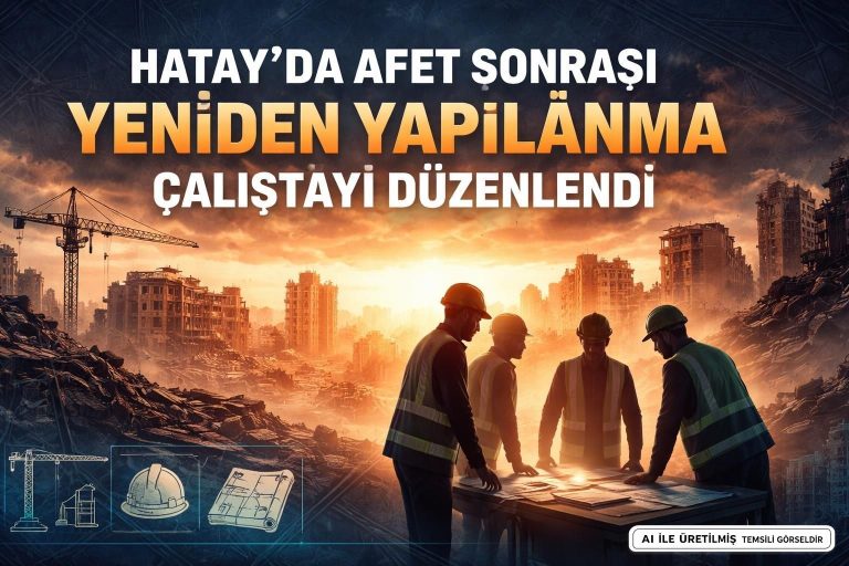 Hatay’da Afet Sonrası Yeniden Yapılanma Çalıştayı Düzenlendi