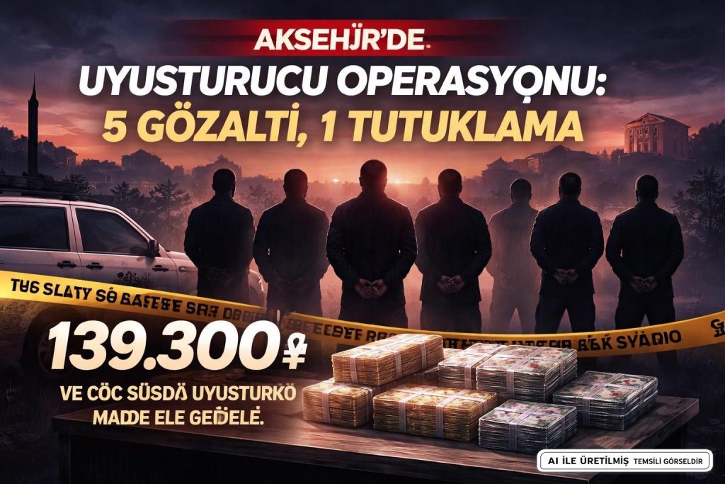 Akşehir'de Uyuşturucu Operasyonu: Bir Zanlı Tutuklandı