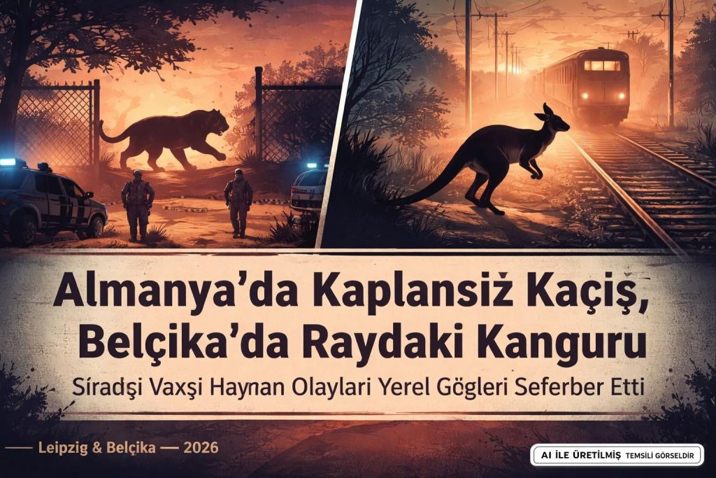 Almanya'da Kaplan Kaçağı, Belçika'da Kanguru Paniği: Avrupa'yı Sarsan İki Olay