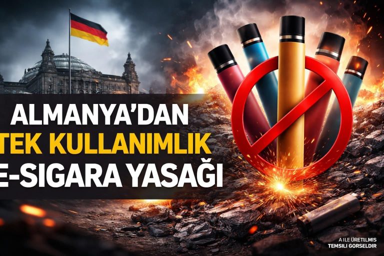Almanya’da Tek Kullanımlık E-Sigaralara Yasak Geliyor
