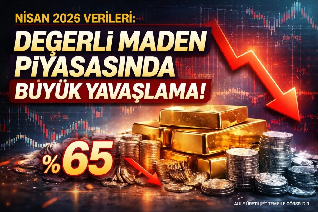 Altın ve Gümüş İthalatında Yıllık Bazda Sert Daralma Gözlendi