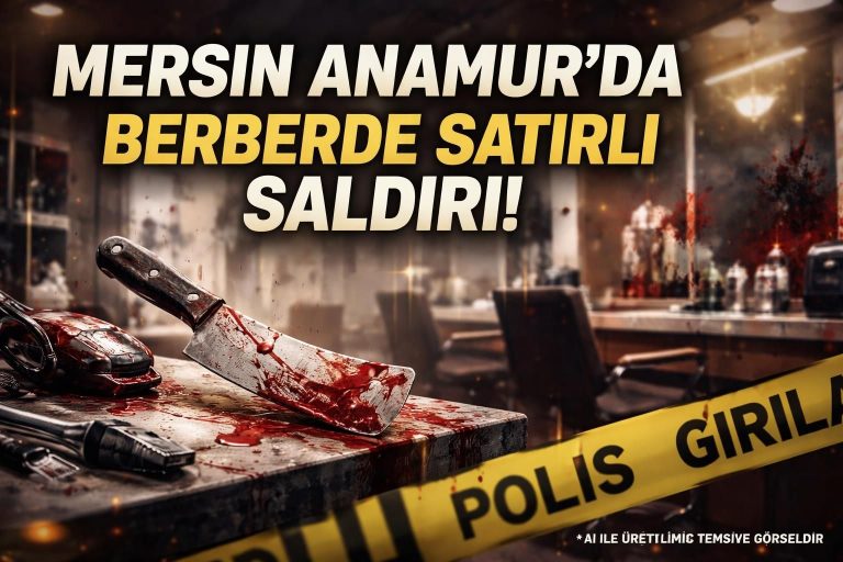 Anamur’da Berberde Tartışma Kanlı Kavga Haline Geldi
