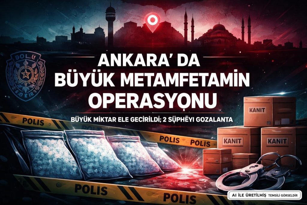Ankara'da Uyuşturucu Operasyonu: 3.7 Kg Metamfetamin Ele Geçirildi