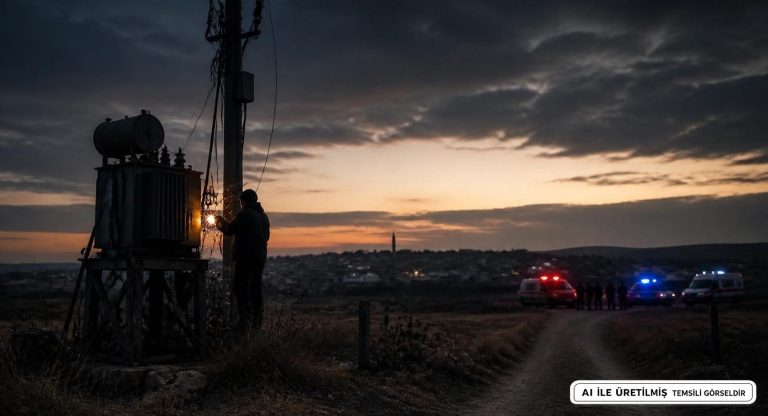 Araban Muhtarı Trafo Onarırken Elektrik Akımına Kapıldı