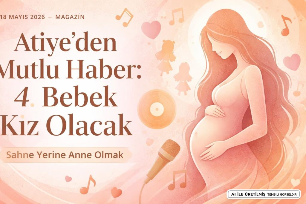 Atiye'den Yeni Hamilelik Haberi: Dördüncü Kızını Bekliyor