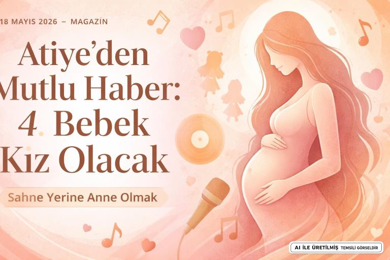 Atiye’den Yeni Hamilelik Haberi: Dördüncü Kızını Bekliyor