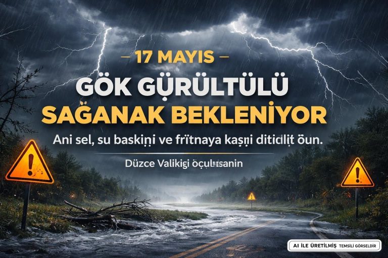 Batı Karadeniz’de Gök Gürültülü Sağanak Uyarısı Yapıldı