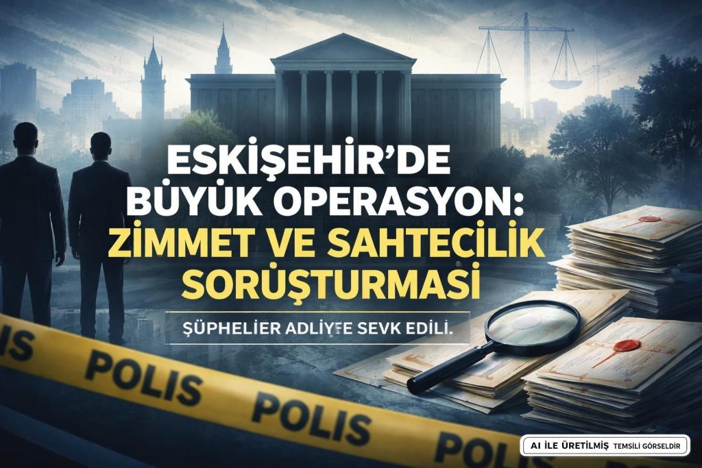 Belediye Görevlileri Zimmet ve Sahtecilik İddhasıyla Gözaltına Alındı