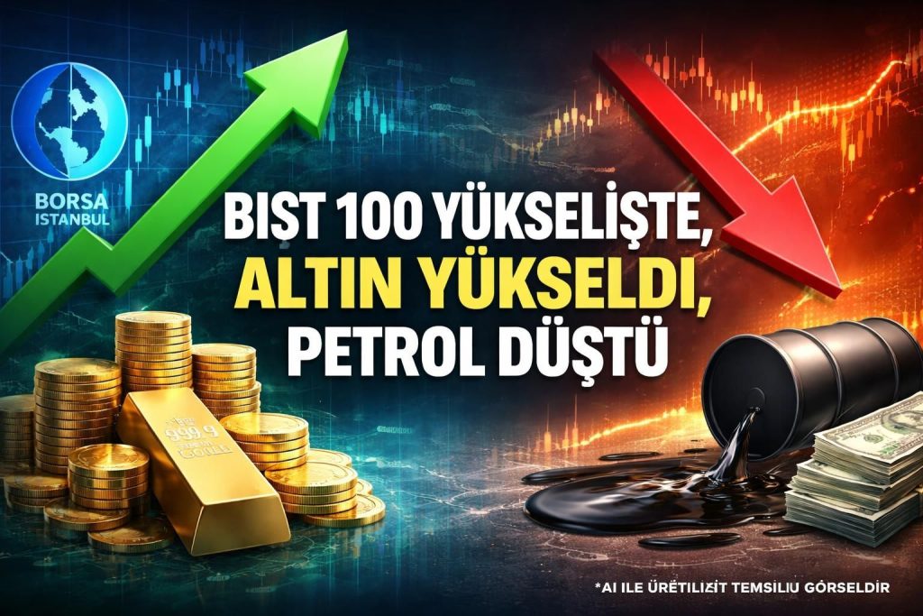 BIST 100 Yükseliş Gösterirken, Altın ve Petrol Piyasaları Küresel Belirsizlikleri İşaret Etti