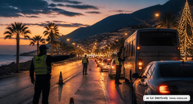 Bozyazı’da Bayram Öncesi Yoğun Asayiş ve Trafik Kontrolü