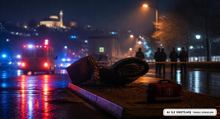 Bursa Osmangazi’de Motosiklet Kazası Yaşandı