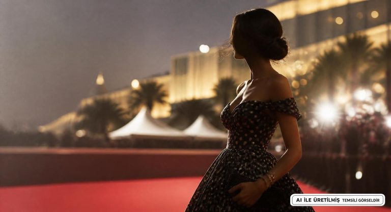 Büşra Develi’den Cannes Festivali Kombini Takipçileri Büyüledi