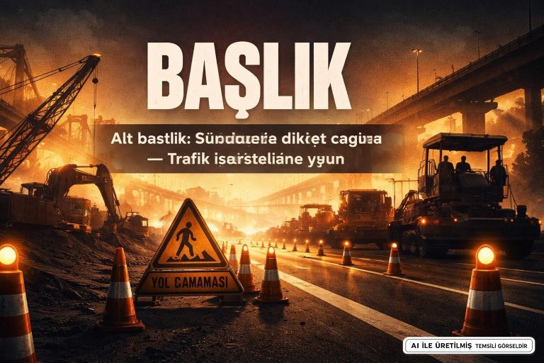 Büyük Otoyollarda Yapım Çalışmaları Trafiği Etkiliyor