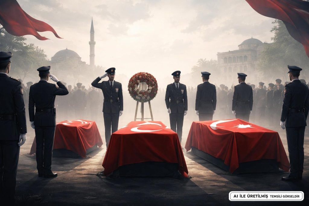 Çorlu'da Şehit Polis Memurları İçin Büyük Tören Düzenlendi