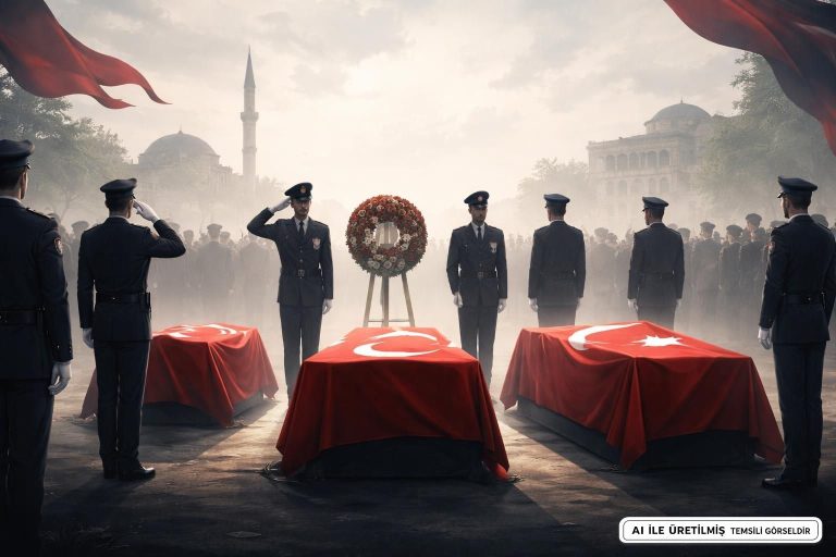 Çorlu’da Şehit Polis Memurları İçin Büyük Tören Düzenlendi