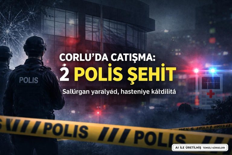 Çorlu’da Silahlı Saldırı: İki Polis Memuru Şehit Oldu