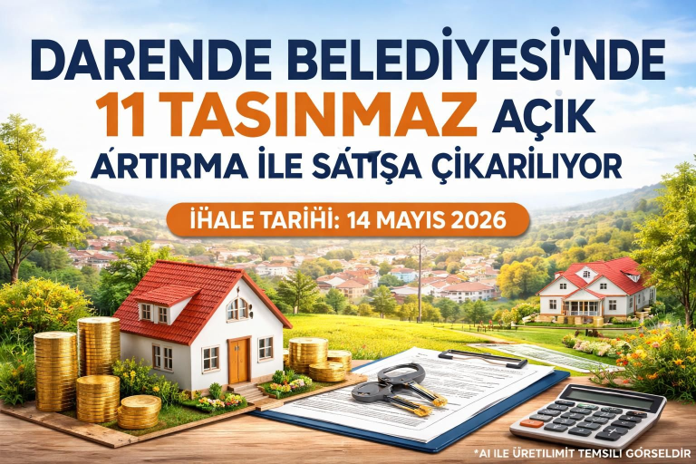 Darende Belediyesi’nden 11 Taşınmaz Satışı İhalesi Başlatıldı