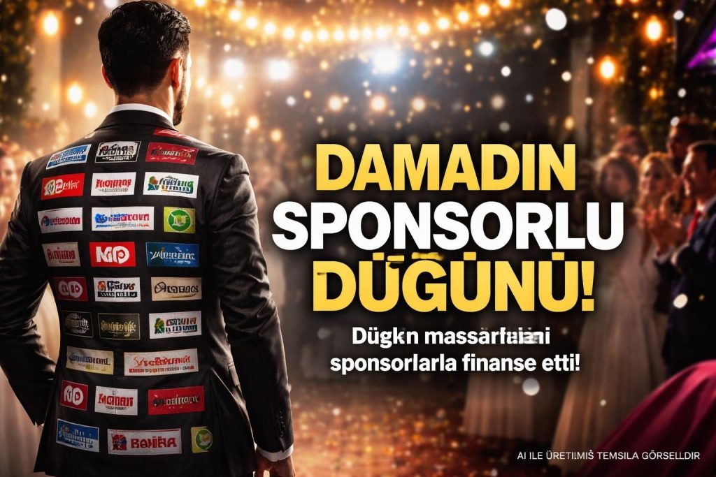 Denizli'de Düğün Masrafları Reklam Panosuyla Karşılandı